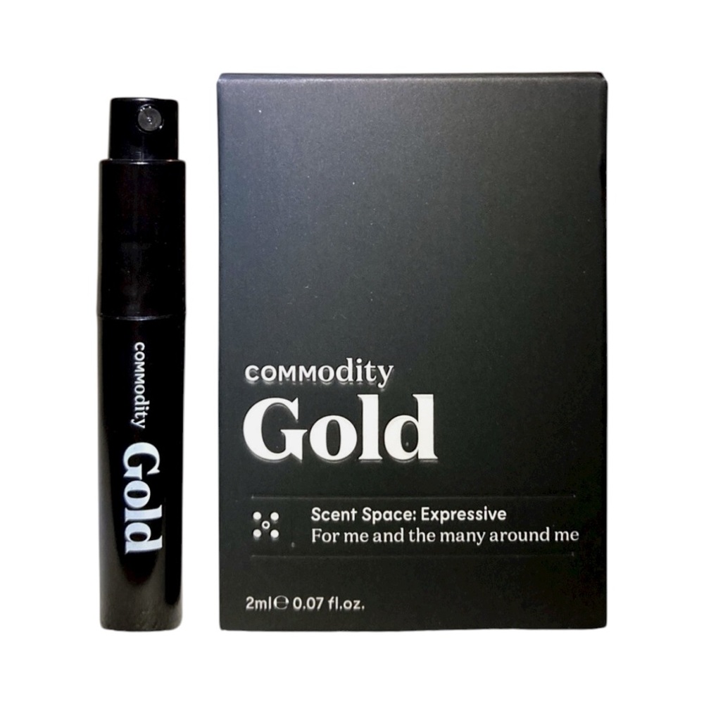 Commodity Gold Expressive Scent Perfume Sample Spray .07oz, 2ml‎